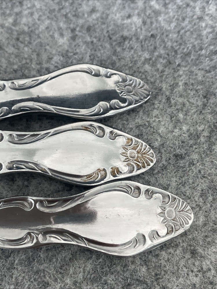 3 TOWLE/SUPREME CUTLERY STAINLESS FLATWARE, "PIERRE" PATTERN DINNER FORKS