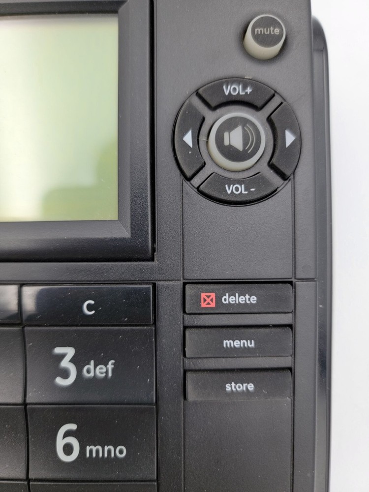 GE Corded Landline Phone Model 29585FE1-A With LCD Display Memory Store Function