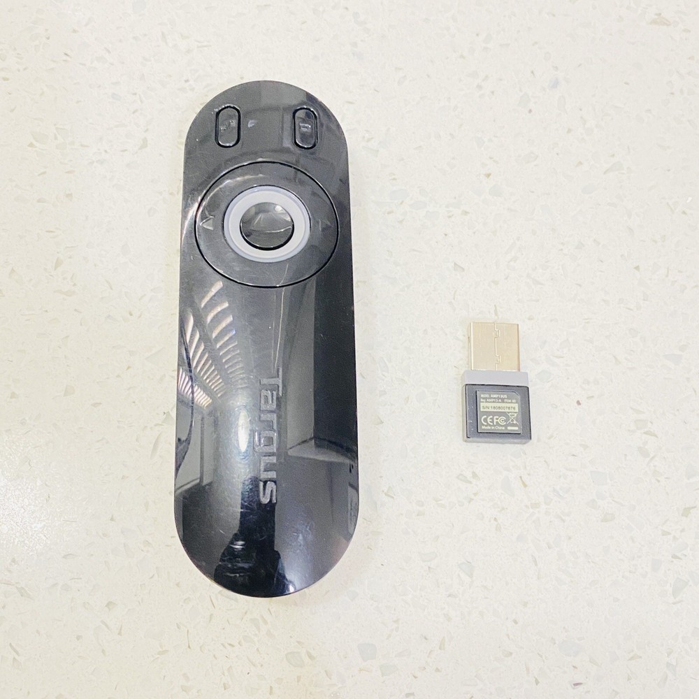 Targus Presentation Laser Pointer /Remote Clicker AMP13US with Mini USB Receiver