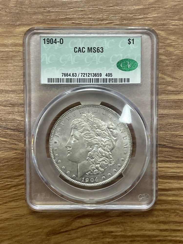 1904 - O - CAC - MS63 -$1 Morgan