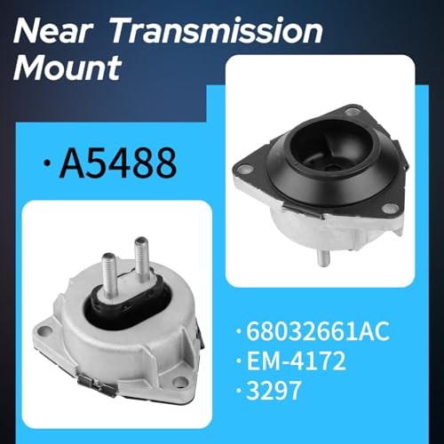 3PCS Engine Motor & Trans Mount Compatible with 2011-2019 Dodge Durango 2011