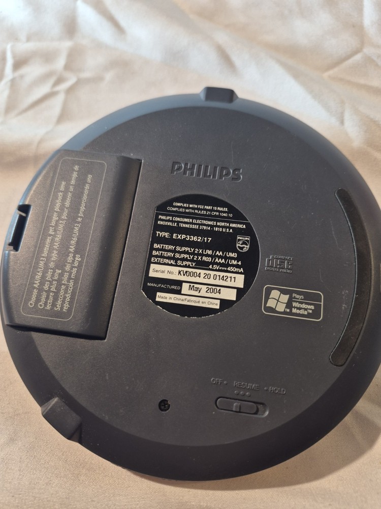 Philips CD Player (EXP3362/17) Pocket Expanium -Tested