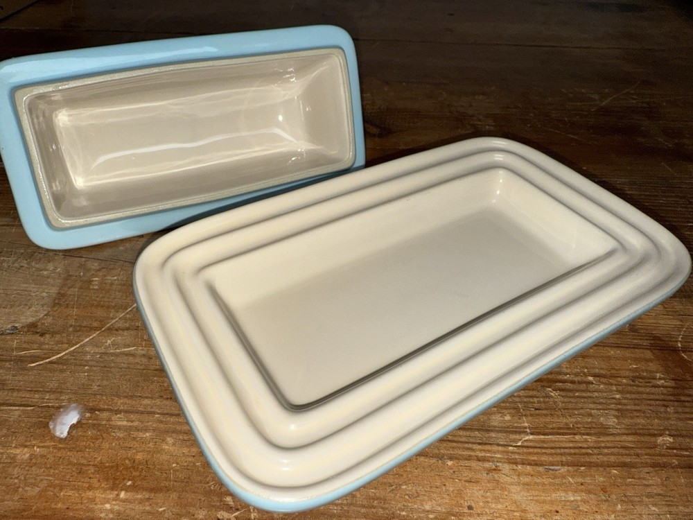 Le Creuset Light Blue Robins Egg? Butter Dish