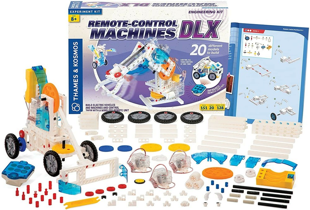 151 PC Thames & Kosmos Remote-Control Machines DLX Engineering 20 Models New