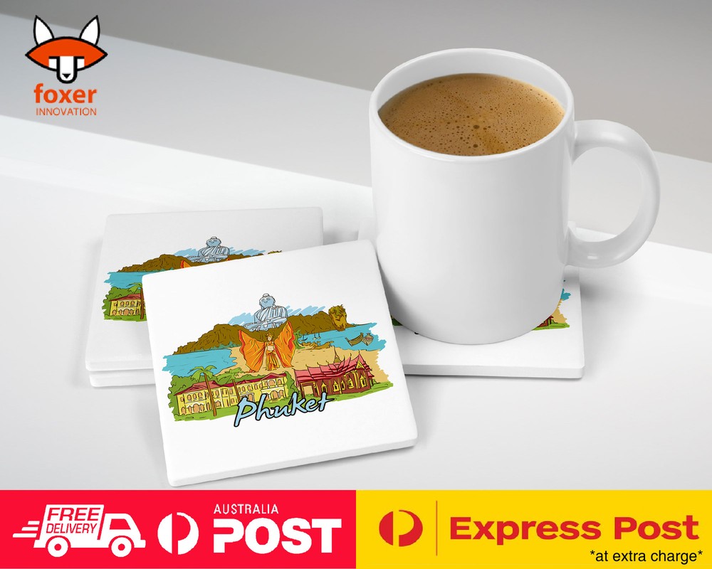 COASTER COFFEE DRINKING MAT|PHUKET THAILAND