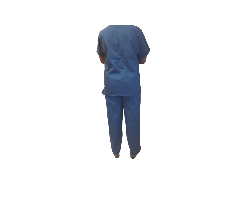 Women's V-Neck Top & Pull-On Pant Set in Deep Lake