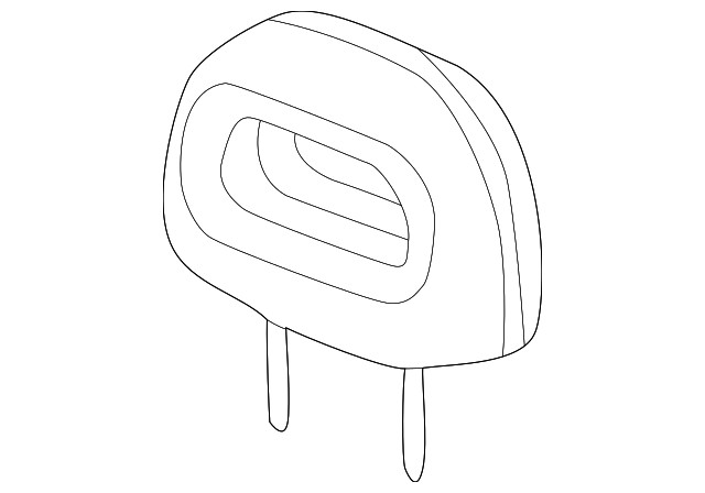 Genuine GM Headrest 22698936