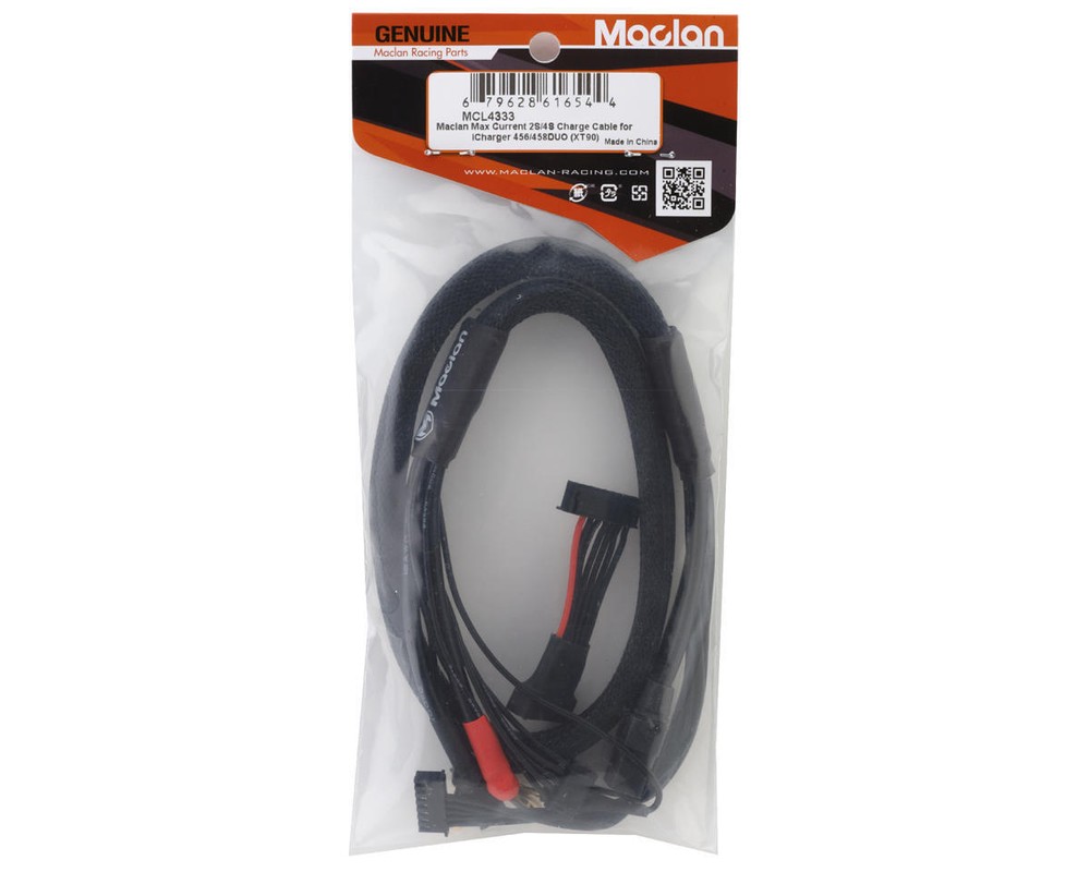 Maclan Max Current 2S/4S Charge Cable (XT90) (Junsi iCharger 456 & 458DUO)