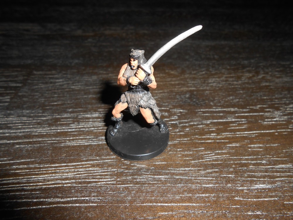 Barbarian Mercenary D&D Miniature Dragoneye mini Dungeons Dragons Pathfinder