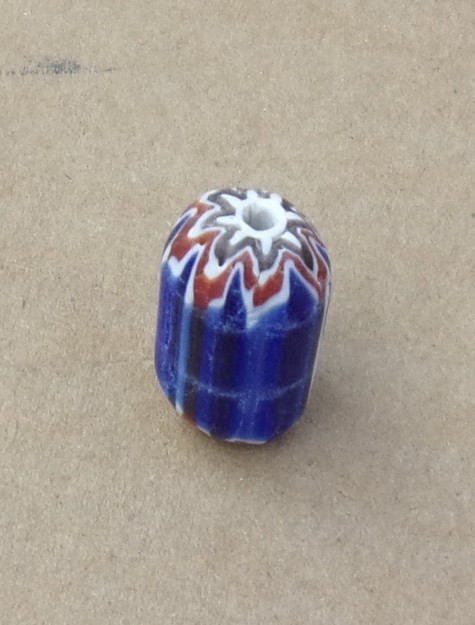 Chevron Style Glass Trade Bead 6 Layer (#3)