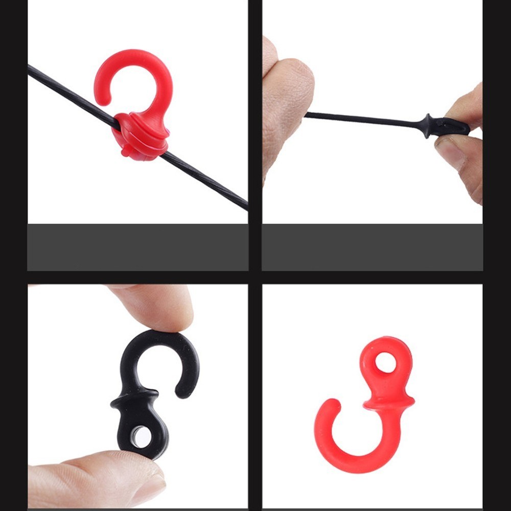 Stabilizer 4pcs Bowstrings Good Flexibility Monkey Tail Shock Absorber