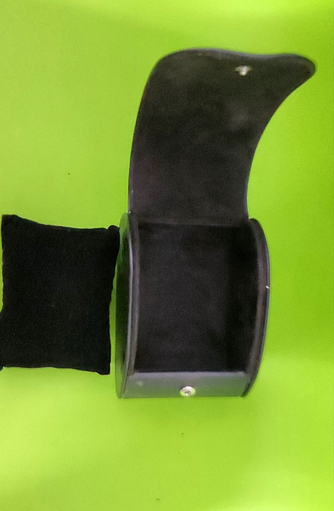 BALMAIN Watch Box Black Empty Case Elegant Presentation Storage Display Box