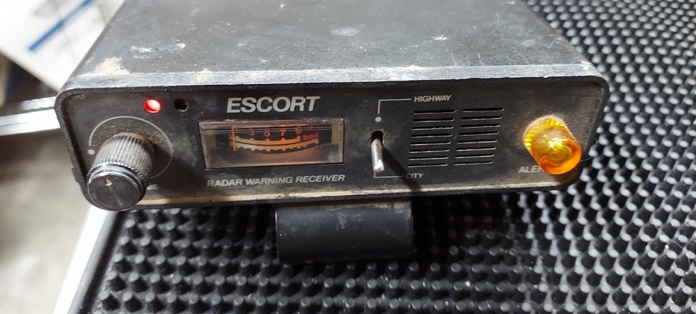 Vintage 80s ESCORT RADAR Warning Receiver Detector Reader