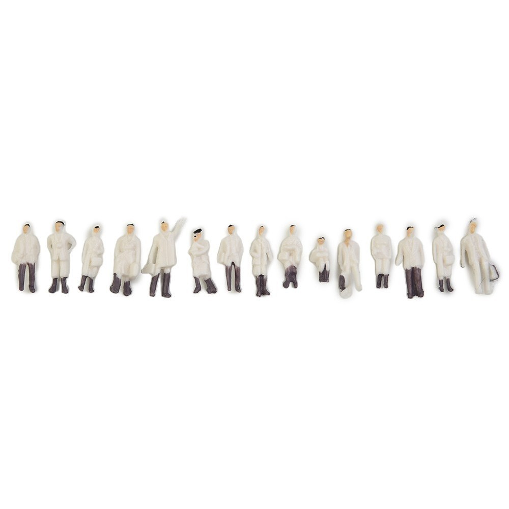 Railway Train Layout Painted Figures HO Scale Mixed Batch Model People Passenger