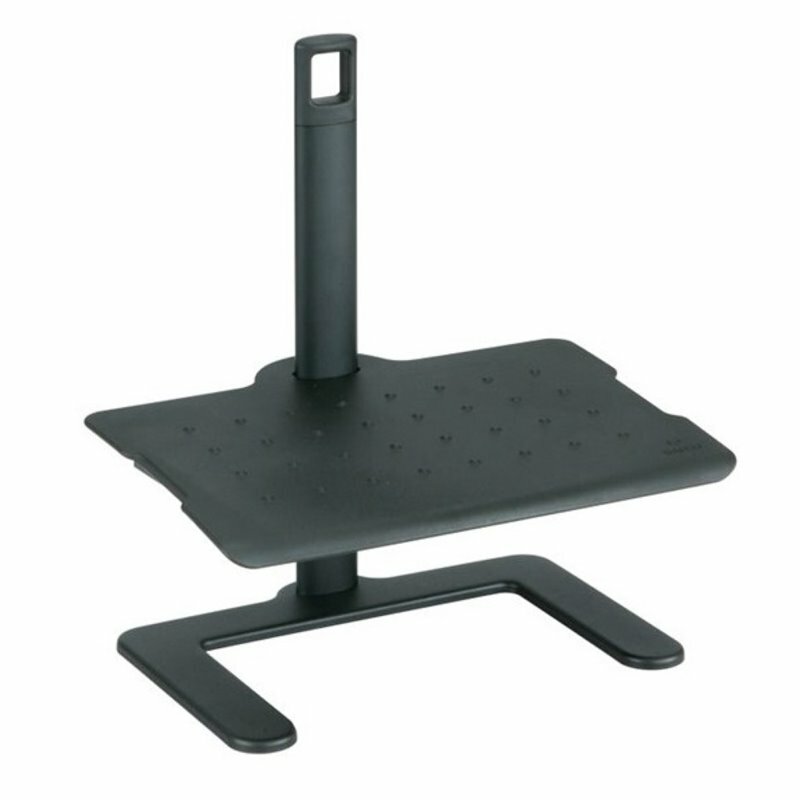 Safco Shift Height Adjustable Foot Rest in Black