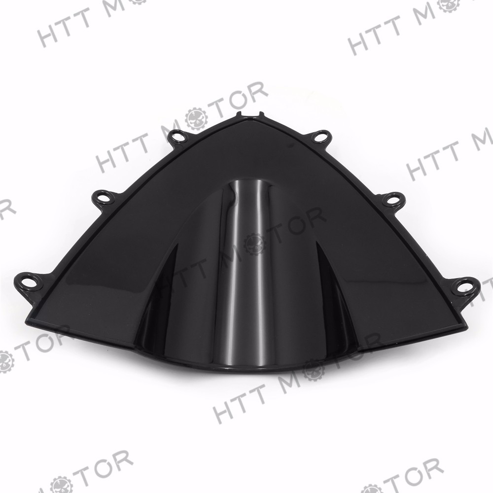 Black Double Bubble Windscreen Windshield for 2008-2011 Honda CBR1000RR