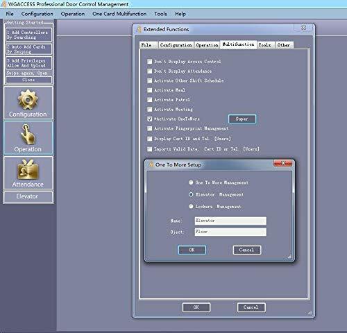 40-Channel RFID Elevator Access Control System for Lift or Locker