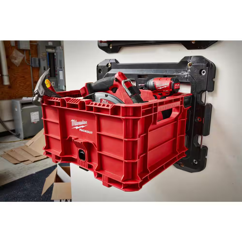 PACKOUT Tool Storage Crate with Mounting Plate