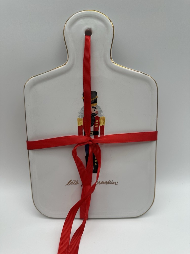 Tabletops Gallery Nutcracker Cheeseboard/Spreader, Ceramic - 9 Inch
