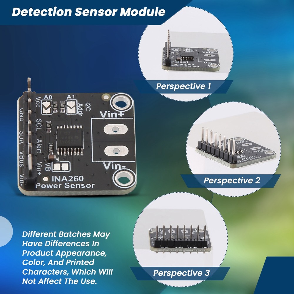 INA260 Detection Sensor Module High or Low Side Voltage Current Sensor3450