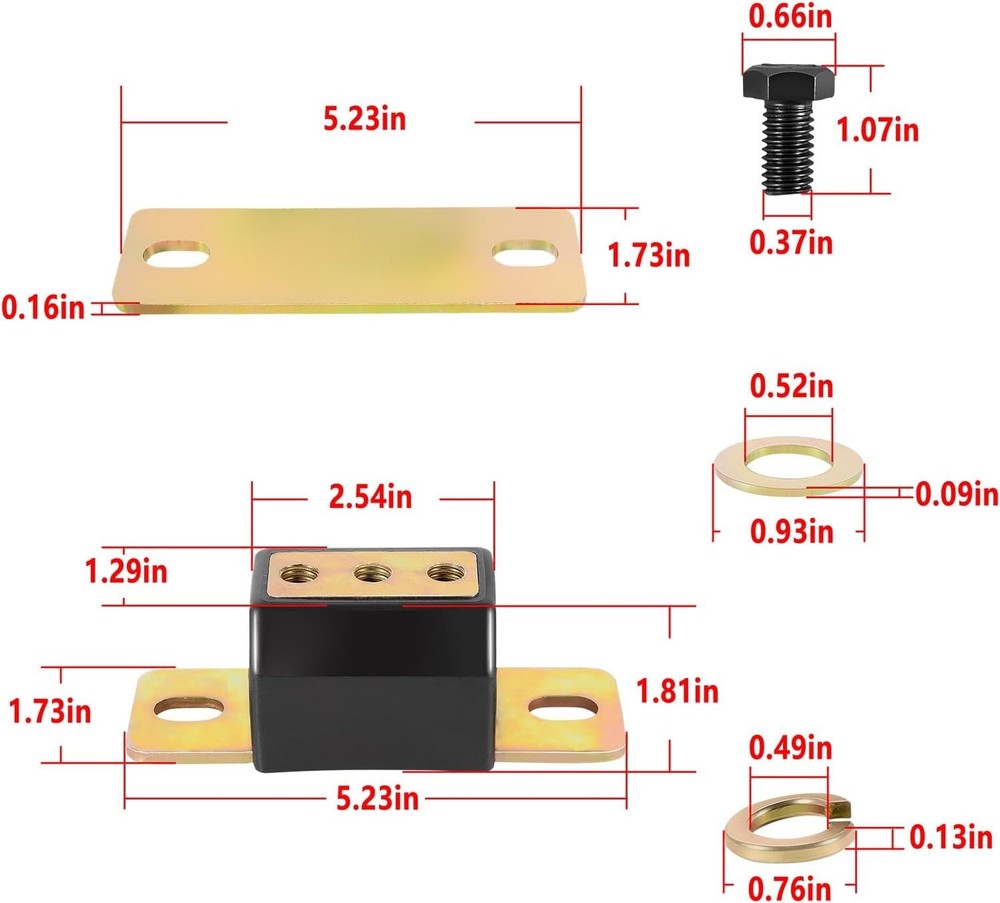 3.1108G General Transmission Mount Performance Polyurethane Mounts Bracket NO