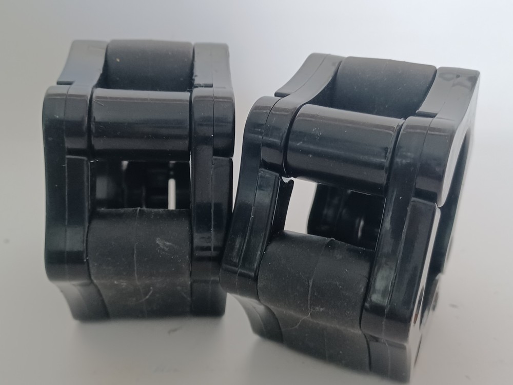 Black 2 BARBELL COLLAR LOCKING CLAMP FOR 2" STANDARD BAR *
