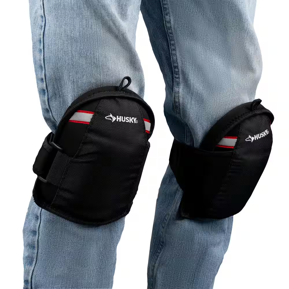 Soft Cap Gel Non Marring Flooring Work Knee Pads (1-Pair)