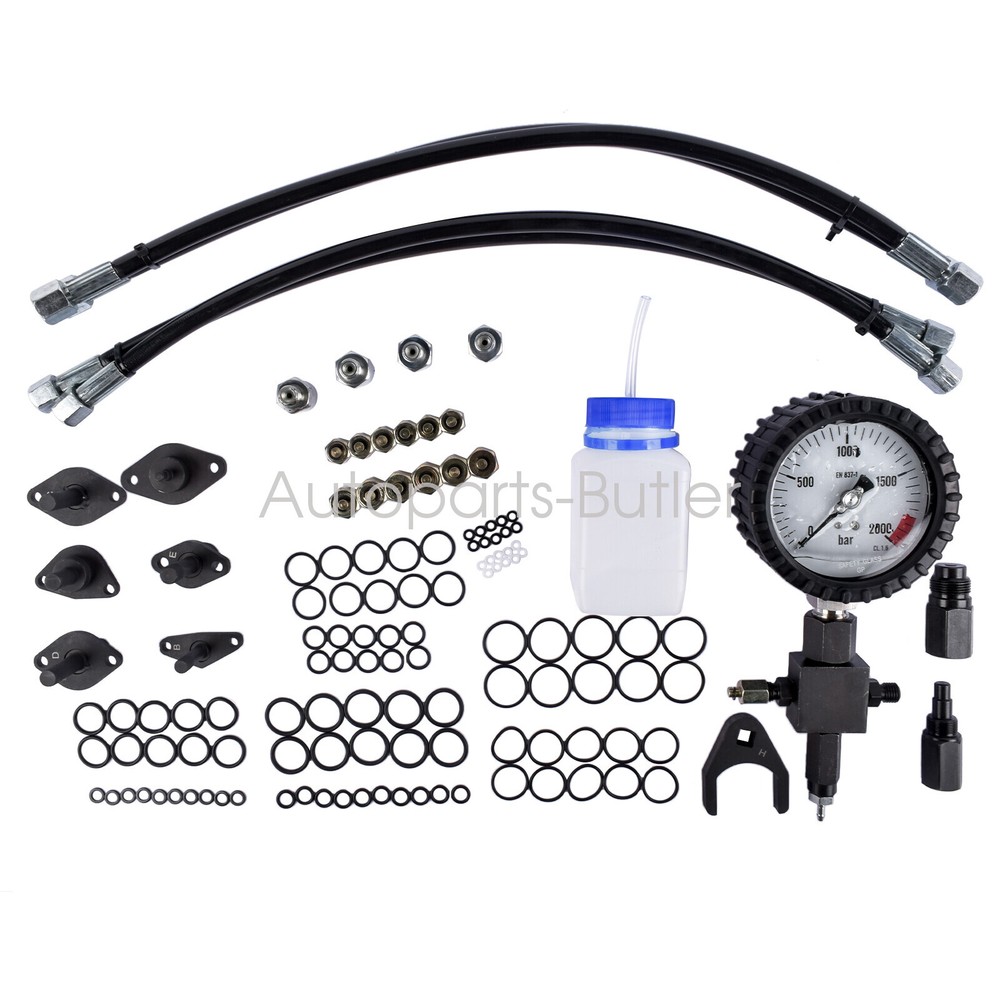 Common Rail System Tester Kit Includes Fuel Pressure Gauge& Injection Pipe Blank
