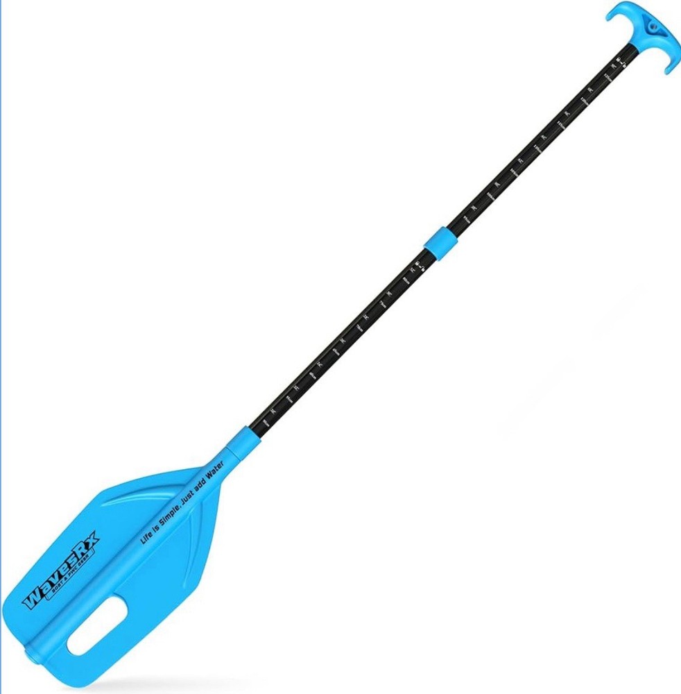 Telescoping Paddle with Docking Hook & Depth Gauge - Adjustable 24" to 54" Colla