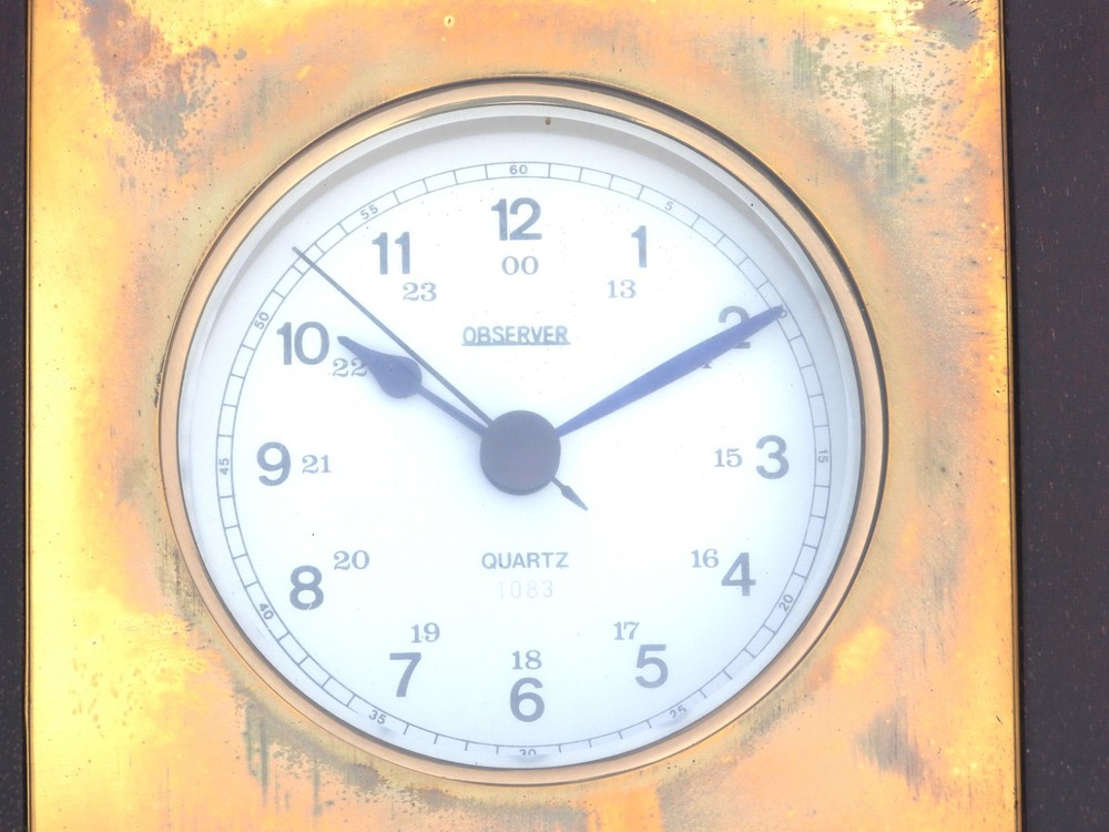 OBSERVER CHRONOMETER WERKE GERMANY MARINE SHIP BOAT NAVIGATION CLOCK QUARTZ