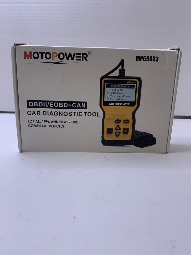 MOTOPOWER MP69033 Car OBD2 Scanner Code Reader Engine Fault Code Reader Scanner