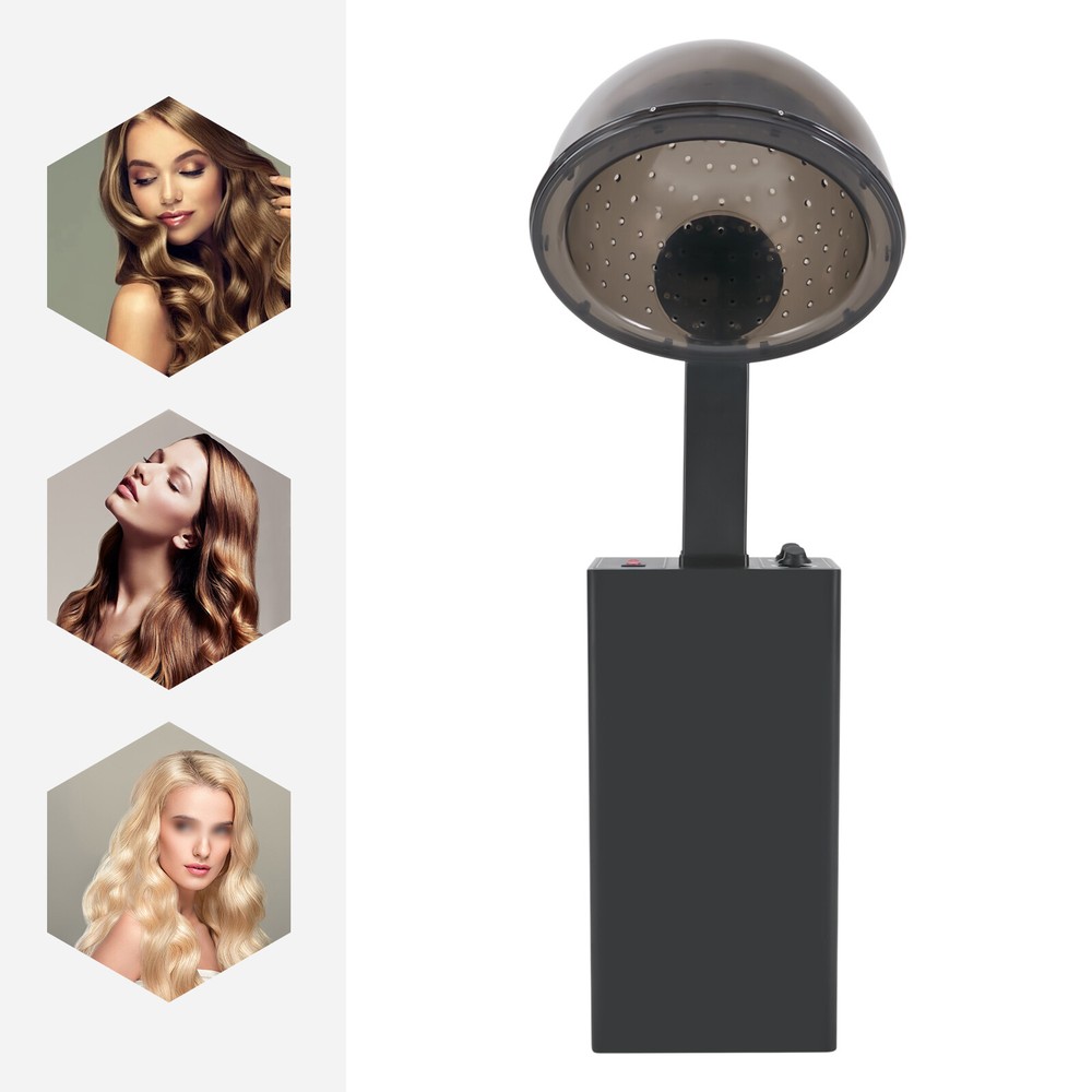 Hooded Hair Dryer with Timer, Fast Drying & Precise Temperature Control