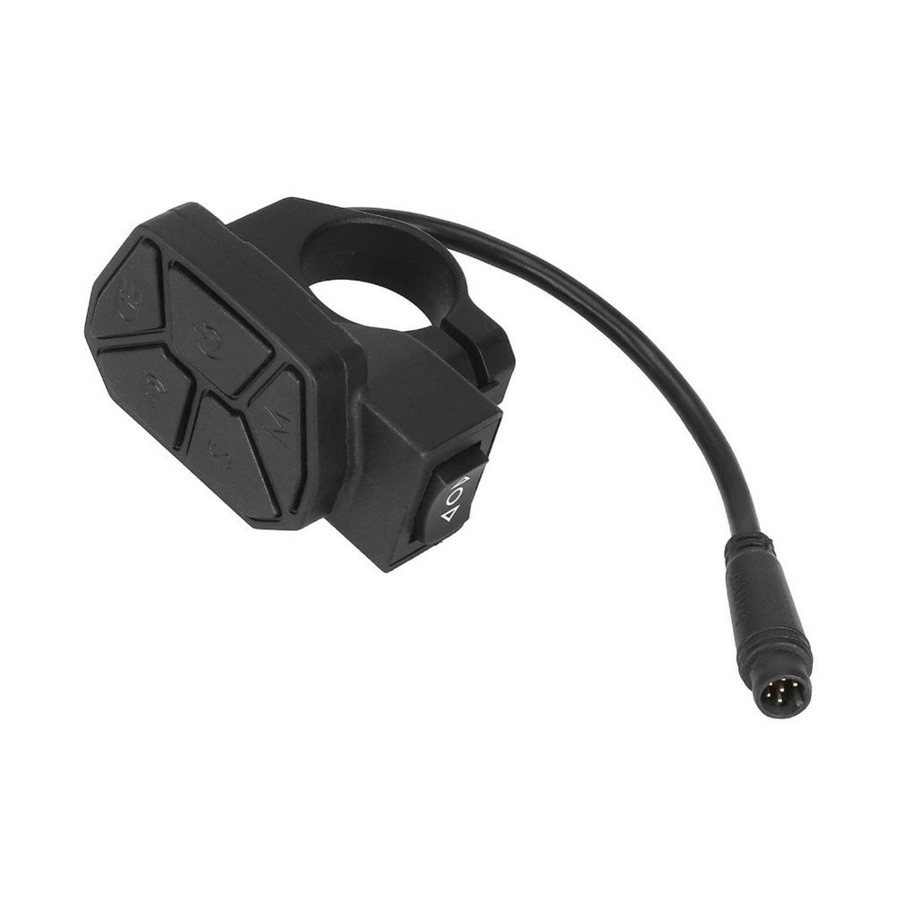 Electric Scooter Control Button 7 Function Waterproof Plastic Shell 6 Pin