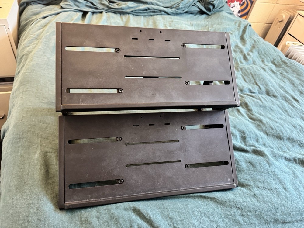 Ultimate Support MDS-100 (x2) + MDS-X Expander - 2-Tier Modular Synth Stand