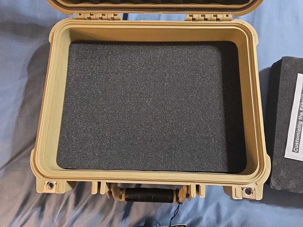 Apache 2800 hard case tan color for guns camera electronics Dust Waterproof case