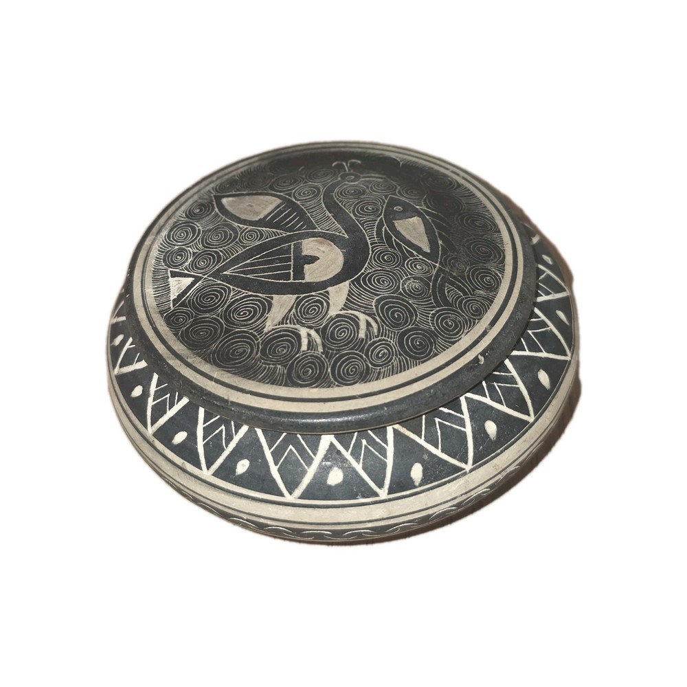 Cyprus Hand Painted Lidded Jar, Savvas
