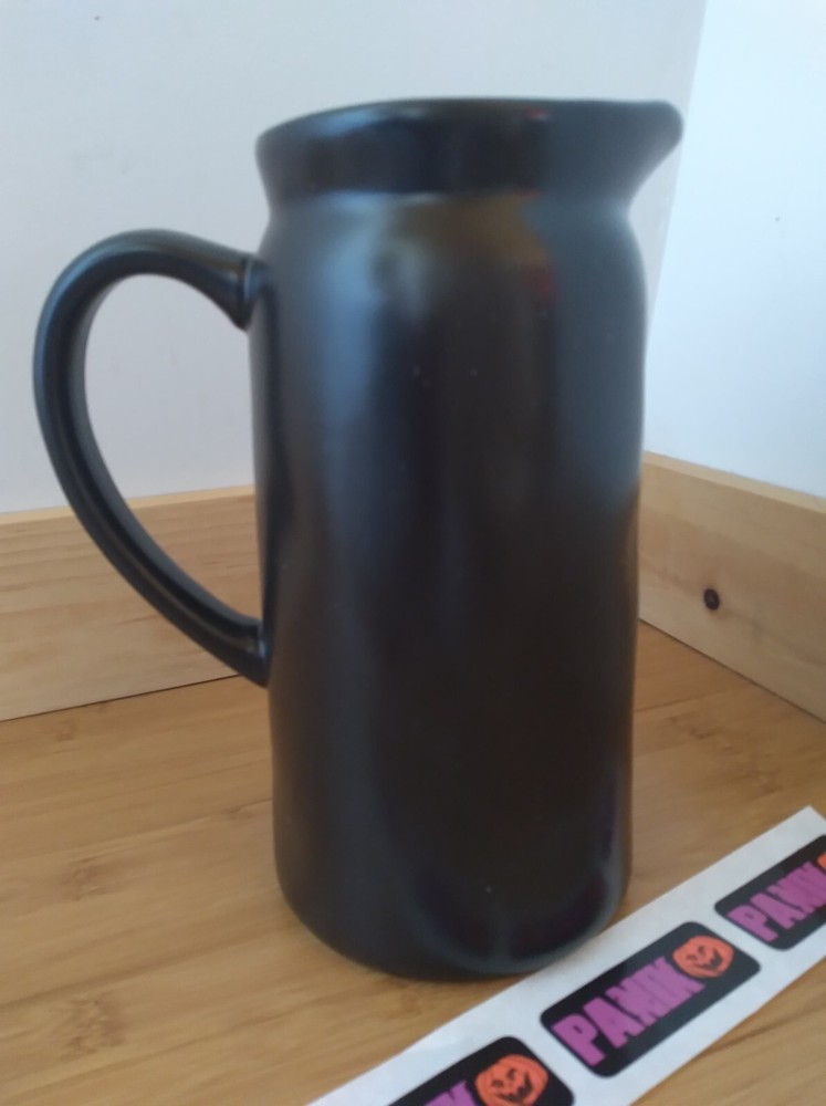 Rae Dunn Halloween Vampire Juice 8.5" Ceramic Pitcher