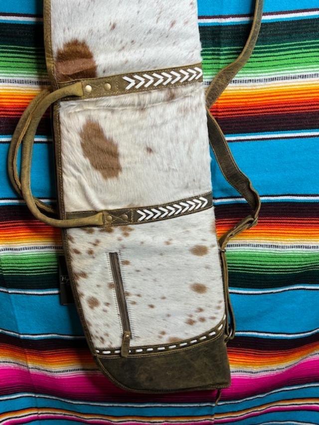 MYRA ~ LEATHER ~ COWHIDE ~ SOFT ~ RIFLE ~ STORAGE ~ CASE