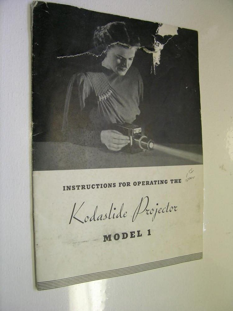 Kodak Kodaslide Projector Model 1 Operating Instructions Brochure 18 pages