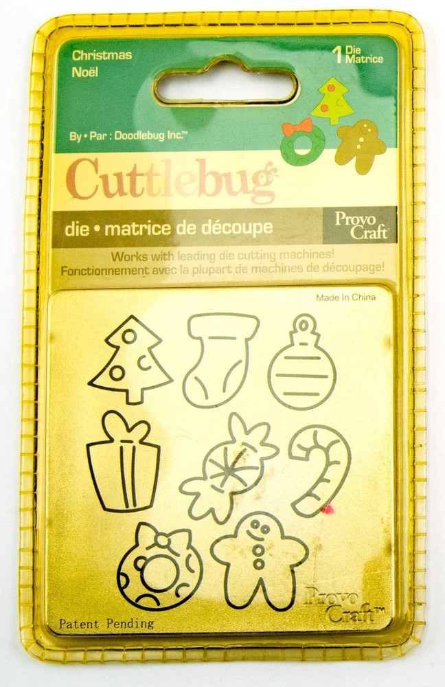 Provo Craft Cuttlebug Cutting Die Christmas Design