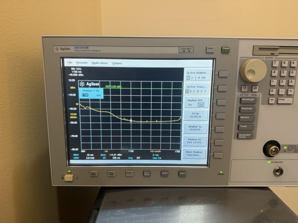 agilent 86140b optical spectrum analyzer