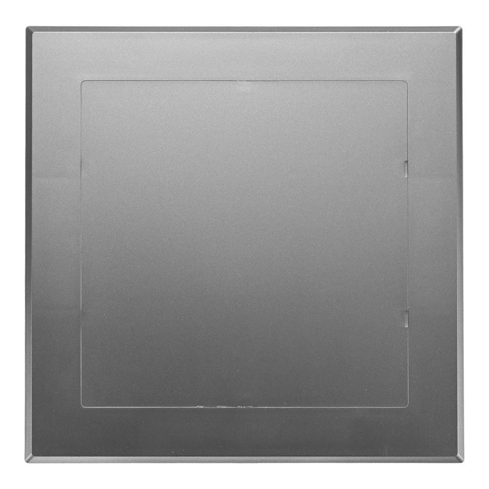 1-Pack Access Panel for Drywall, 6x6" Plastic Removable [Grey, Square]