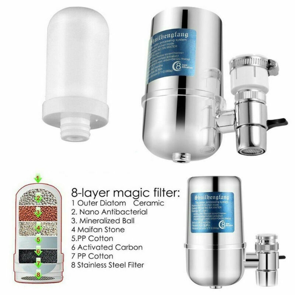 Water Faucet Tap Purifier Filter Drinking Home Kitchen Dining Front Sink Filter