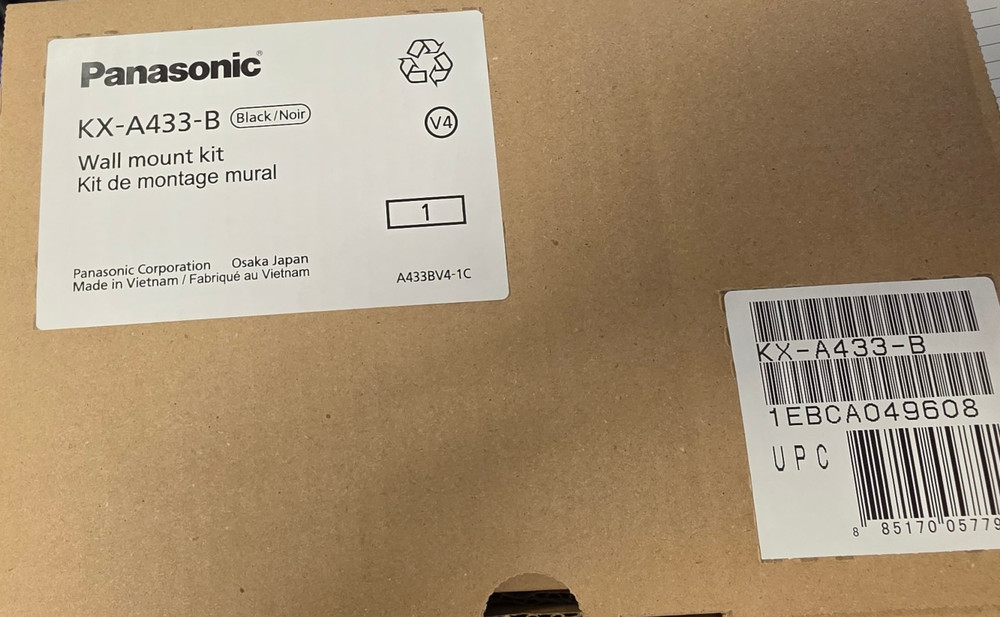 Panasonic KX-A433-B wall mount kit