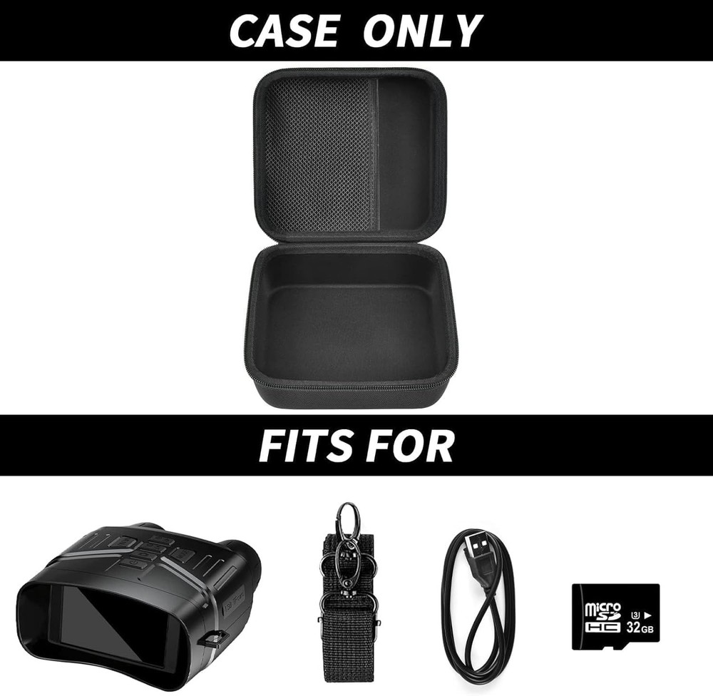 Dustproof Night Vision Goggles Case - Compact & Shockproof