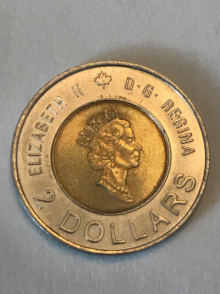 2000 KNOWLEDGE Canada $2 two dollar toonie