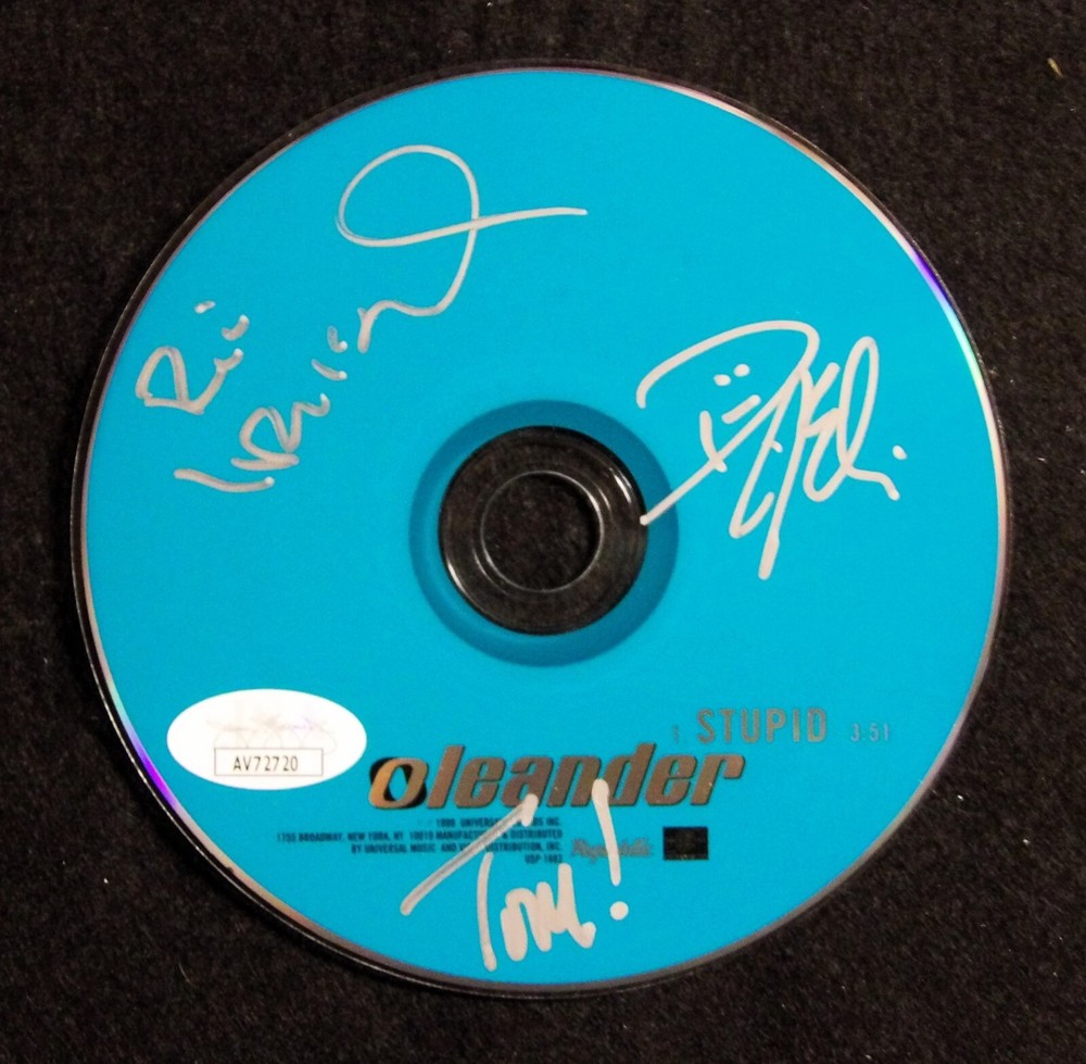 Oleander Signed CD Stupid by Ivanisevich Eldridge Flowers JSA Authenticated