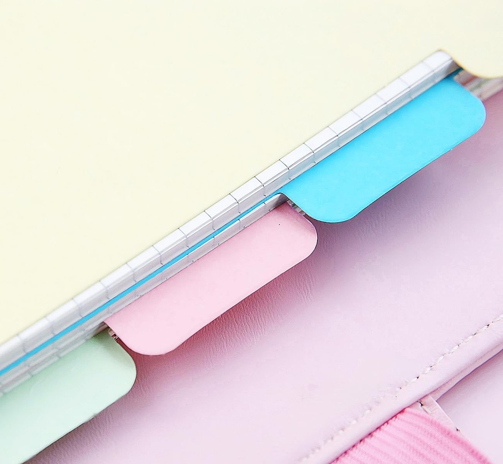 7-Hole Lined Paper Refills for Mini Binder - 100 Sheets/200 Pages 7 White