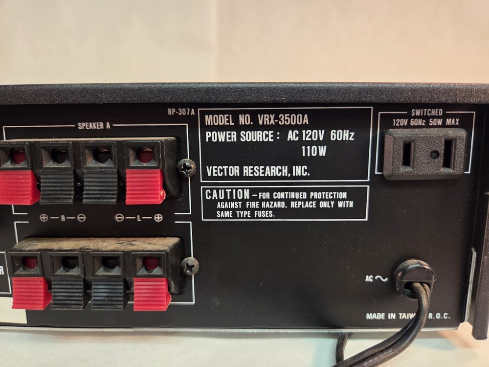 Vector Research VRX-3500A 80 Watt Stereo Receiver