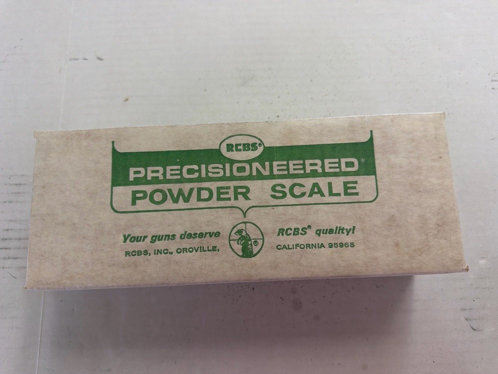 RCBS 5-0-5 Precisioneered Powder Scale Reloading Beam w/ Box Manual